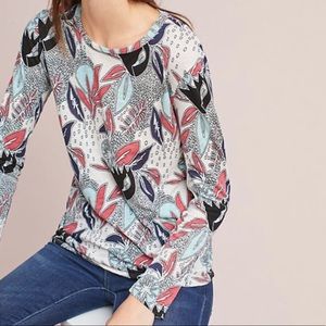 Anthropologie Stateside Floral Long Sleeve Tee